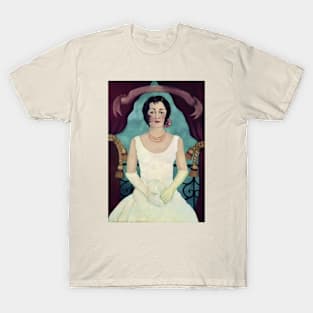 Portrait of a Woman in White by Frida Kahlo T-Shirt